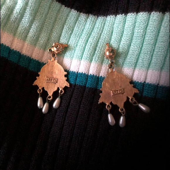 Beautiful vintage earrings - Picture 2 of 2